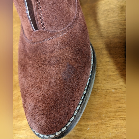 Lucky Brand Burgundy Ankle Boots - Picture 10 of 15